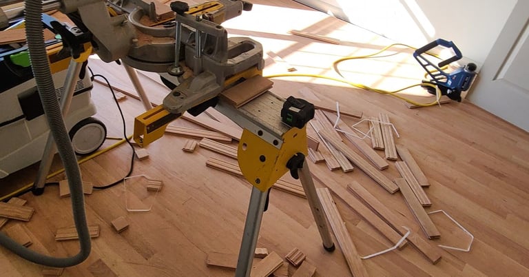 bona edge nailer in action