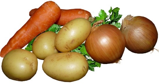 Carrot Potato Onions