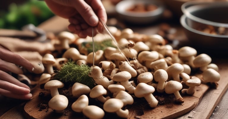 cleaning mushrooms for air fryer recipe