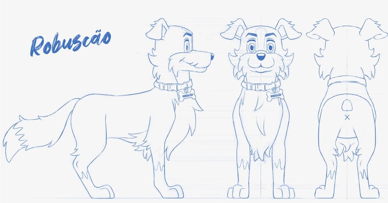 mascote 3D, personagem 3D