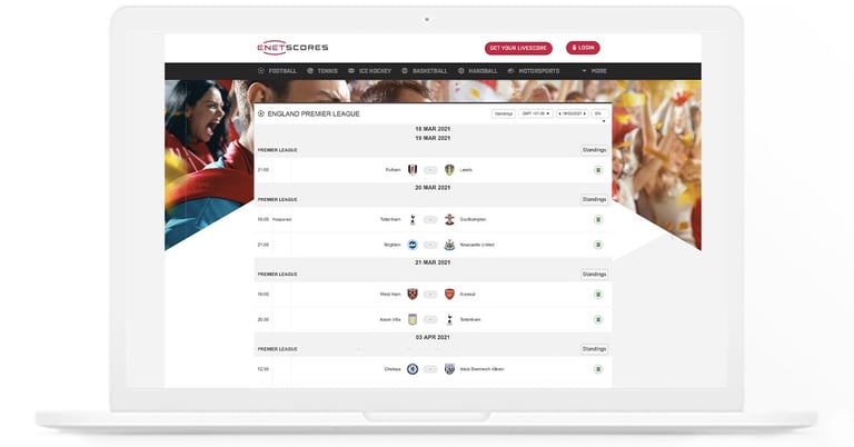 Enetscores Tournament Widget