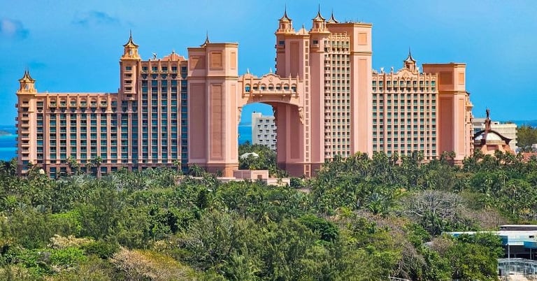 Enjoy Atlantis Water park, Casino, and Restaurants