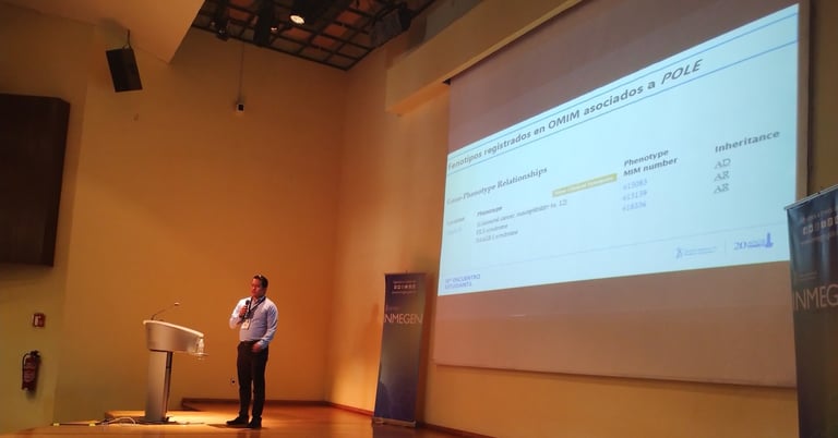Presentación en INMEGEN sobre cáncer hereditariopor el Dr. Pablo A. Méndez Médico Genetista en CDMX