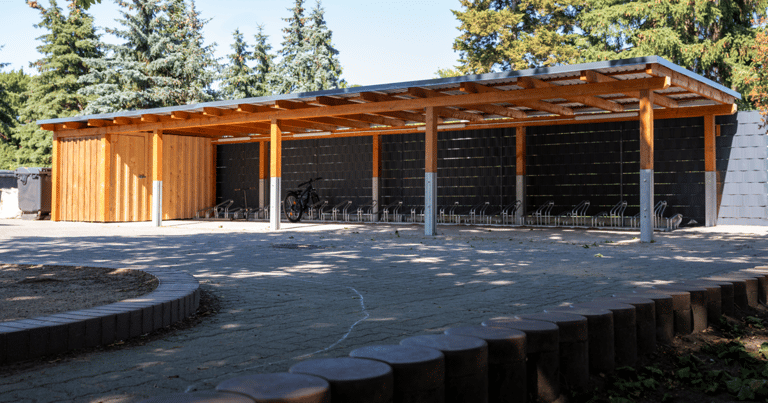 Fahrrad Carport