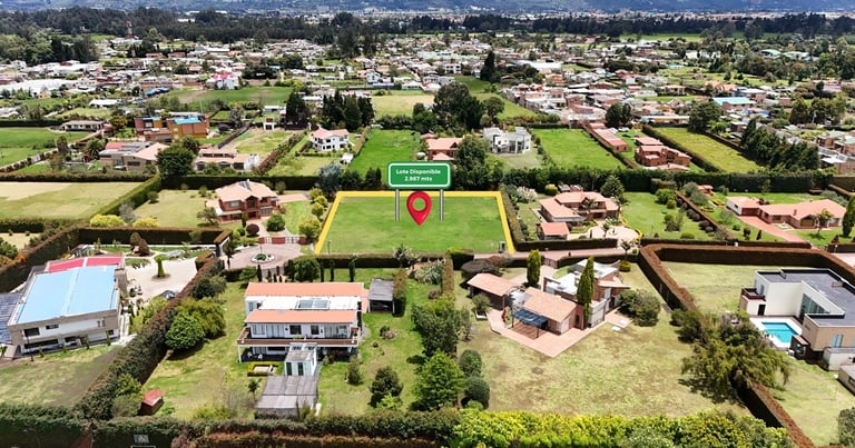 lote campestre en chía en conjunto cerrado