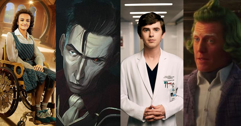 Four images showing different disabled characters from notable recent IPs