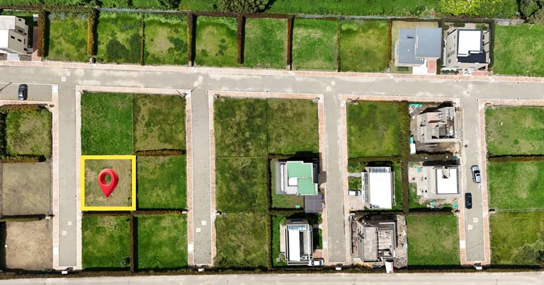 Vista aerea lotes chía