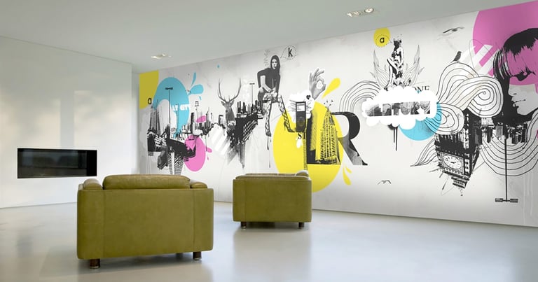 Wandbespannung . Spanndecke