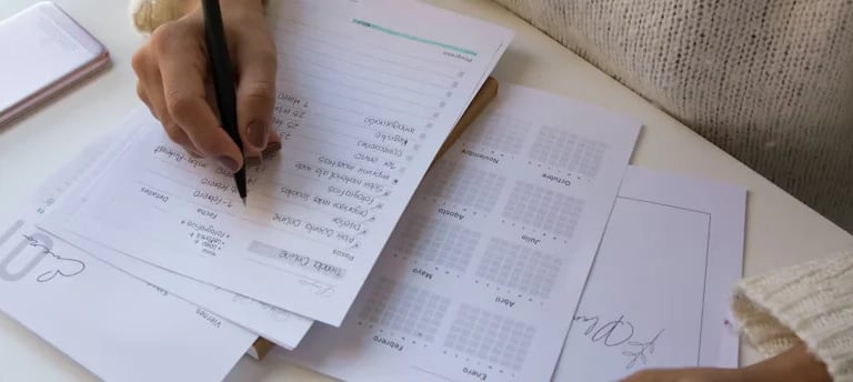 Cómo organizar tu año completo con calendarios y planificadores imprimibles gratis