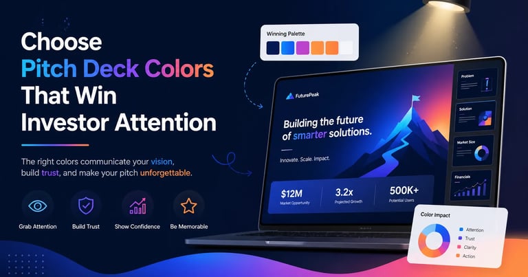Choose Pitch Deck Colors That Win Investor Attention