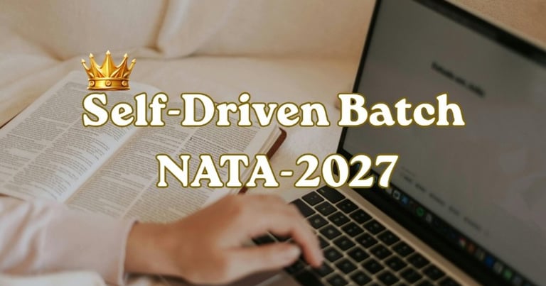 Self-Driven Batch for NATA 2027 with Study Material and Online Preparation by INK School
