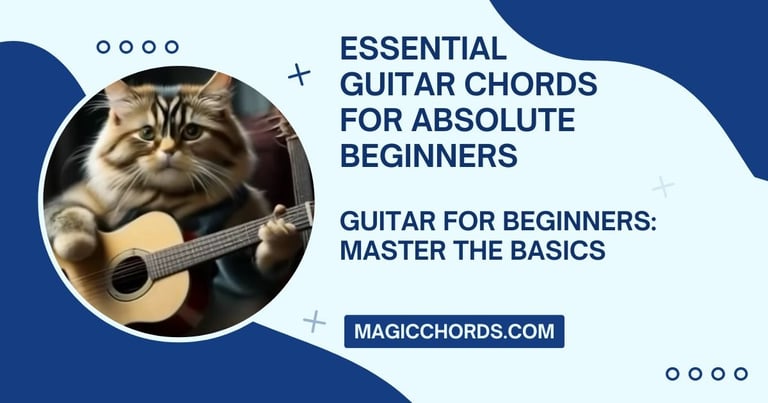 Essential guitar chords for absolute beginners!
