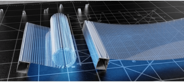 Energy Consumption and Efficiency of Transparent LED Film