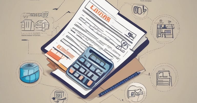 Team members collaborating in a modern office space with charts and reports displayed on screens.