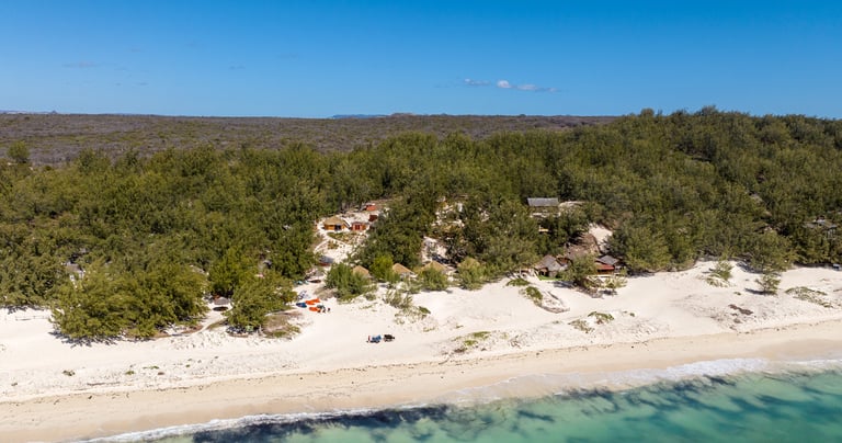 Bungalow front de mer à Ocean Lodge, Baie de Sakalava