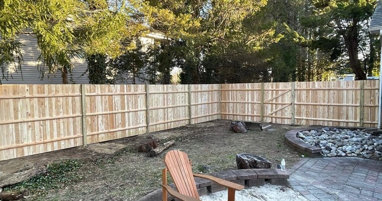 wood fence