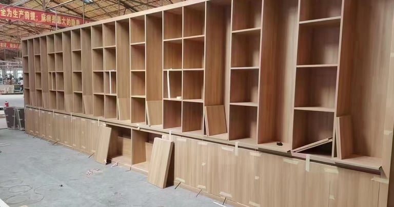 trial assembly of cabinet