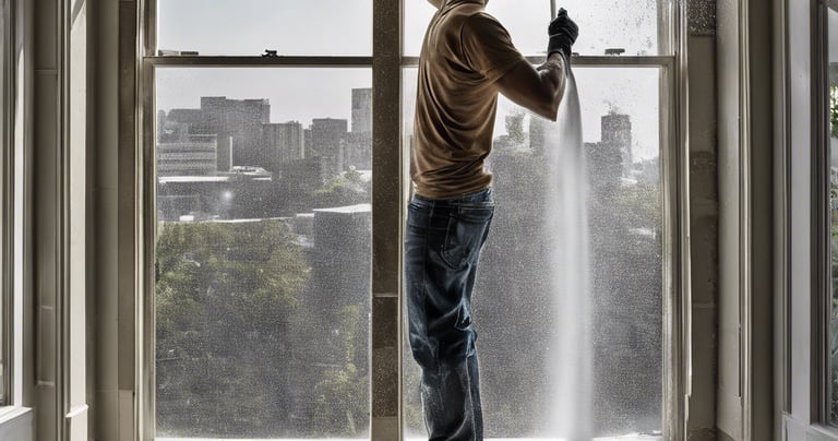 professional window washing Lewisville TX