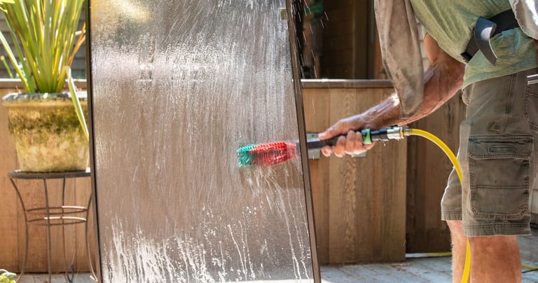 Efficient screen washing service in San Antonio, Texas, for sparkling clean window screens