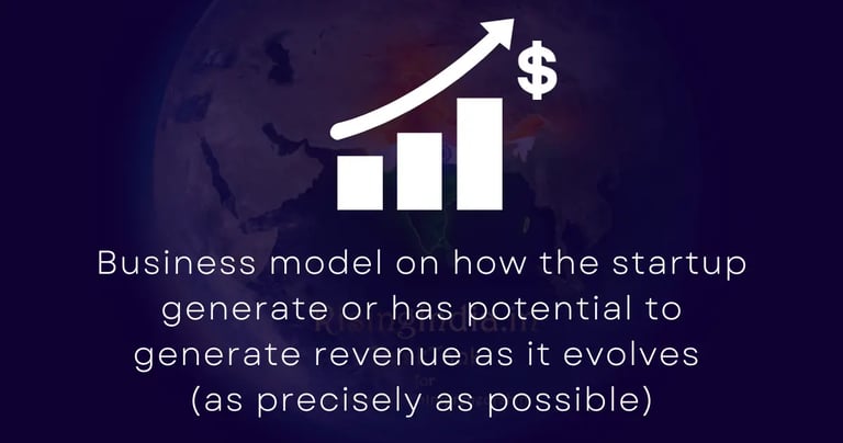 significance of Business Model and value proposition in Startup PitchDeck by RisingIndia ThinkTank
