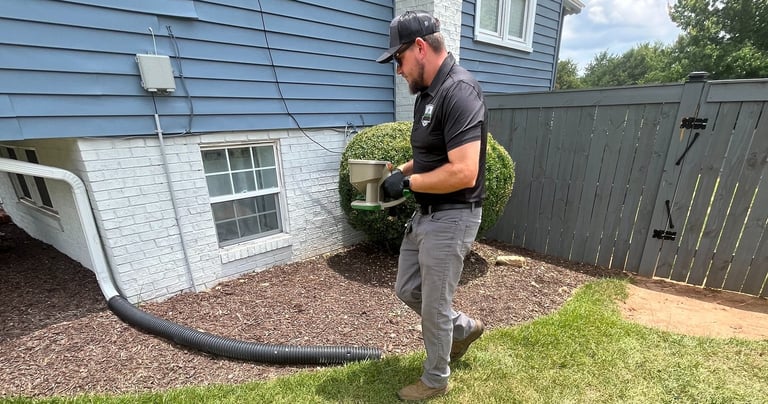 Tlc Upstate Lawn & Pest Control Spreading Granular bait