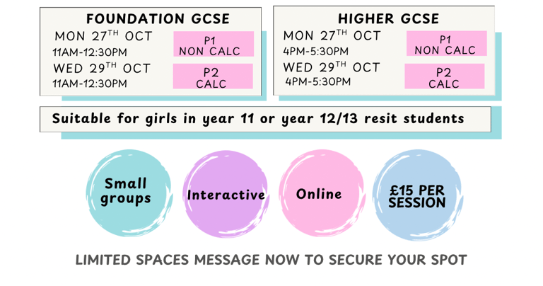GCSE maths mock preparation tuition