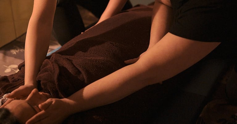 rituel rebozo 4 mains