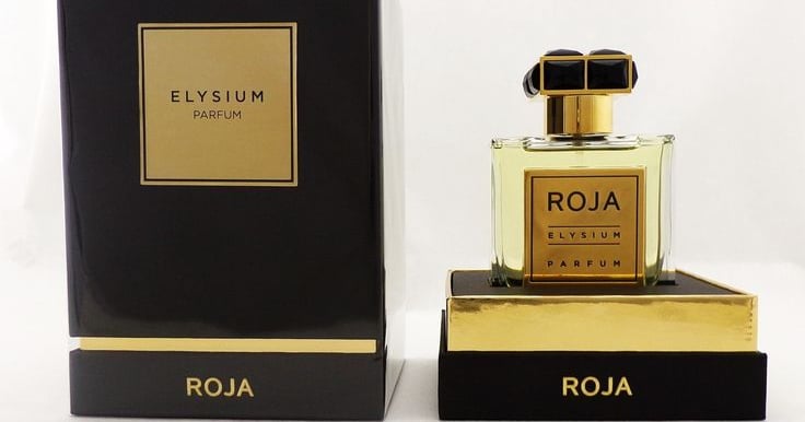 a ROJA Cologne bottle Elysium Pour Homme