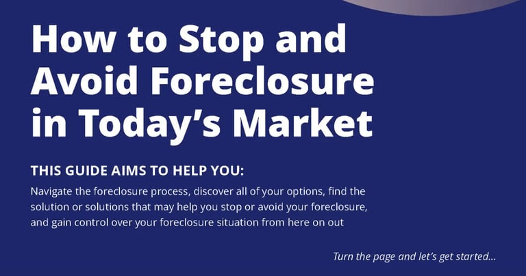 how to stop and avoid foreclosure in today's market guide image