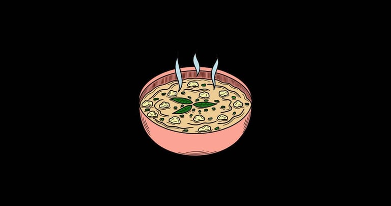 A Plate of Food.