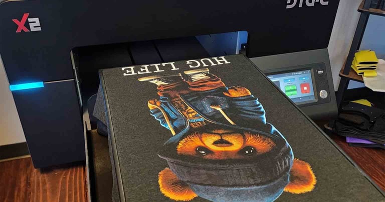 dtg, direct to garment printing