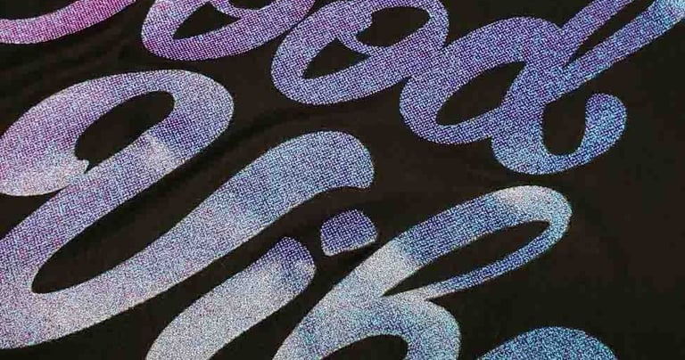 glitter printing, shinny printing, clothing manufacturer