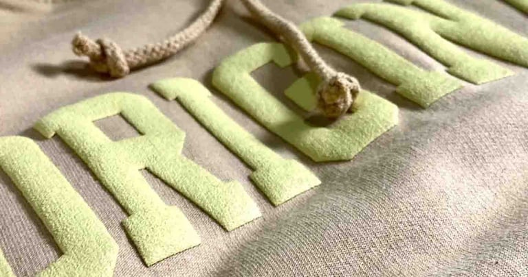 puff printing, 3d printing, screen printing