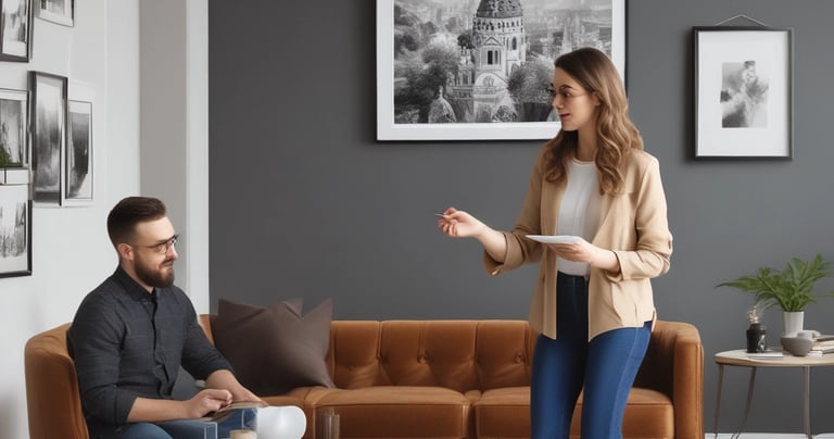 white and black abstract painting