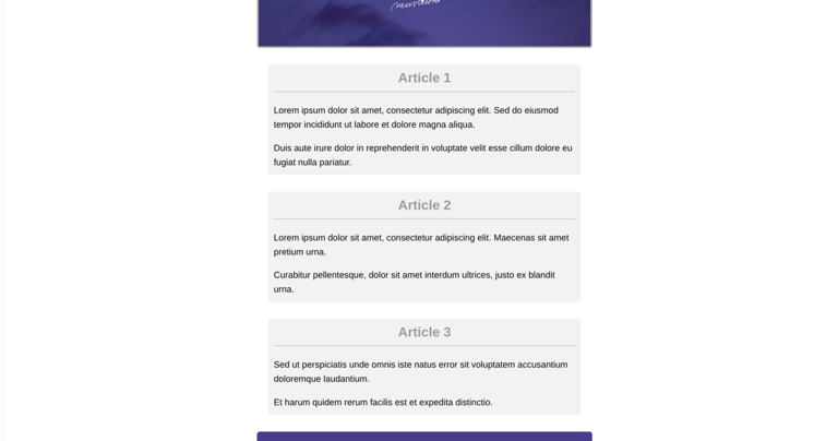 Free SendFox template