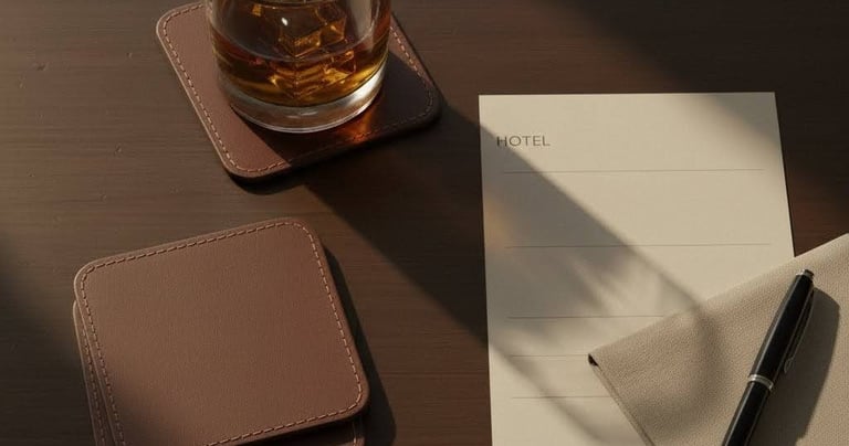 a notepad with a pen