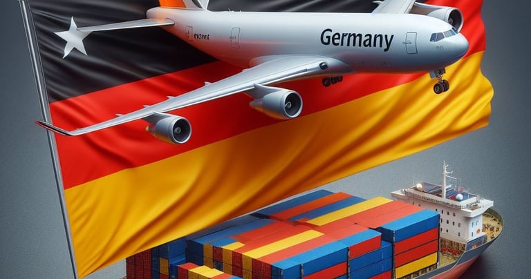 envios de alemania a chile de carga aerea y maritima