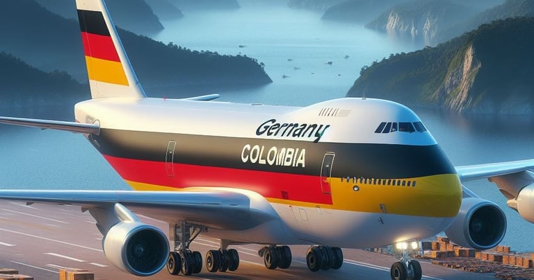 envios a colombia aereo de alemania