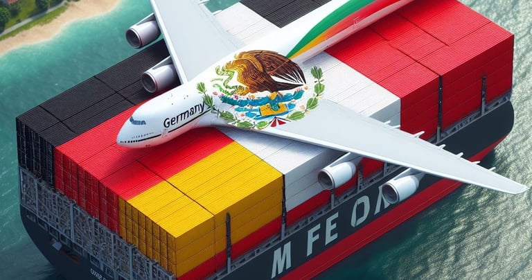 envio a mexico aereo y maritimo de alemania