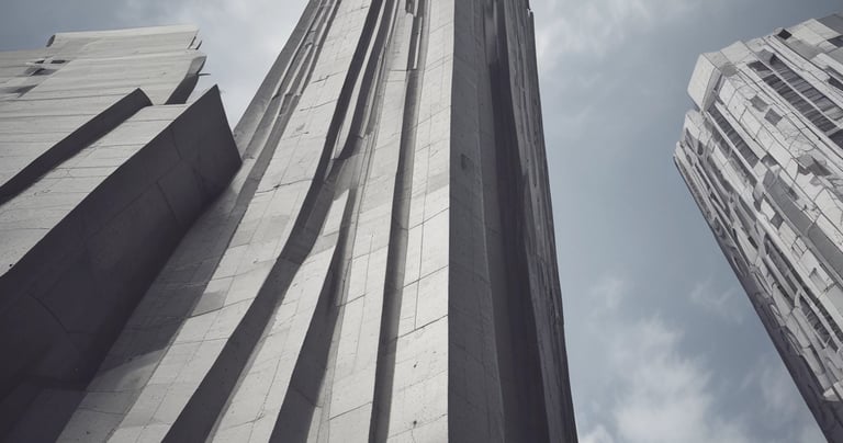 worm's-eye view photography of concrete building