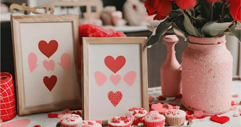 Valentine's Day Cards, Heart-Shaped Balloons, Scented Candles, Stuffed Animals, Garlands, 