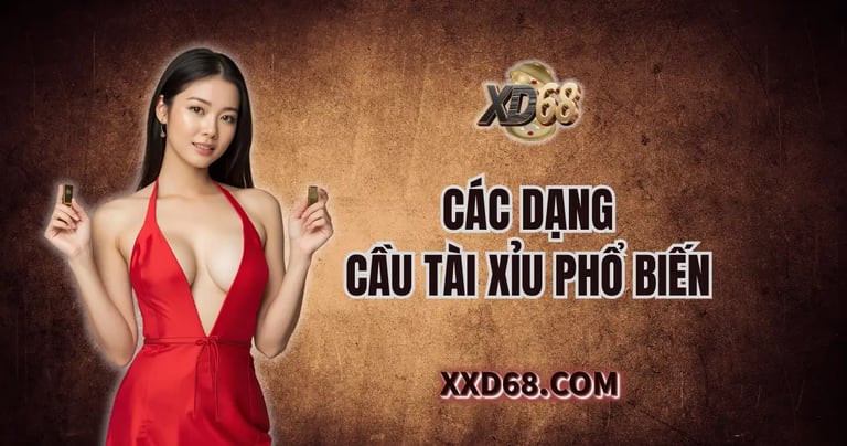 xd68 - các dạng cầu tài xiu phổ biến