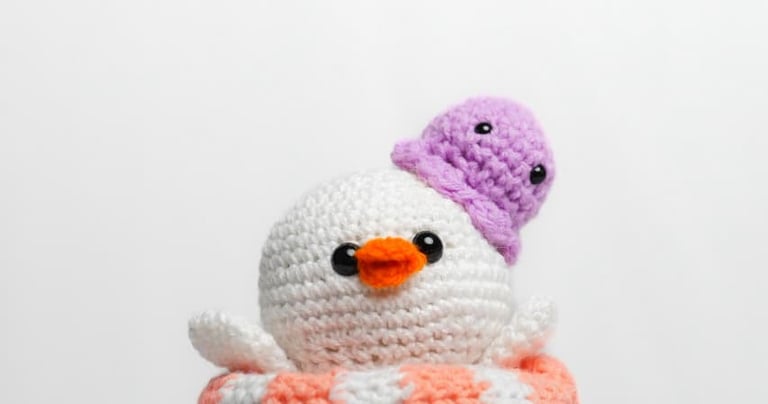 Swimming Duck Plushie from Munnsense Gift Shop