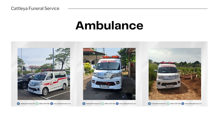banner layanan ambulance cattleya funeral service