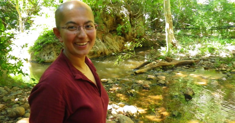 Zayera in South Africa on a hike