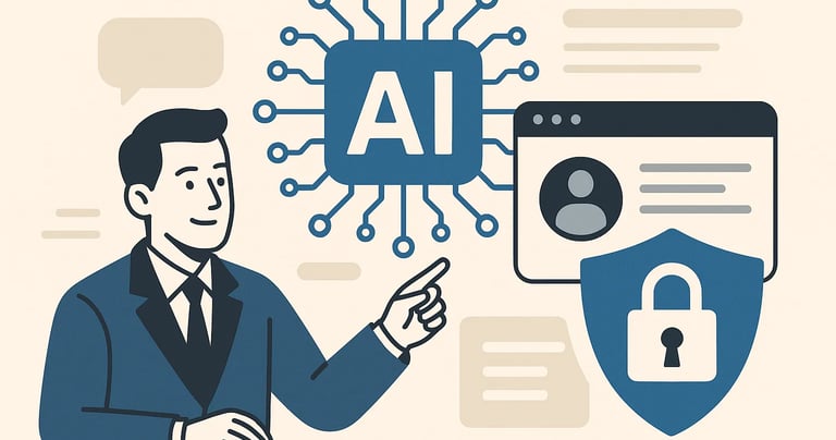 a man in a suit and tie is holding a shield with a shield and a