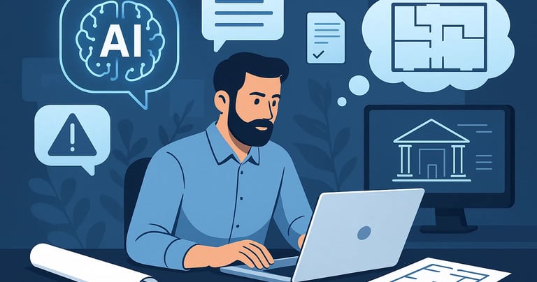 a man sitting at a desk with a laptop and a laptop