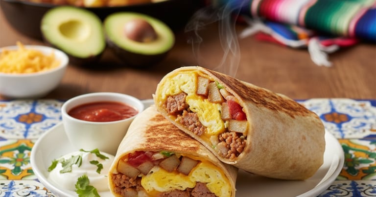 Easy Breakfast Burrito Recipe | Make-Ahead Freezer-Friendly