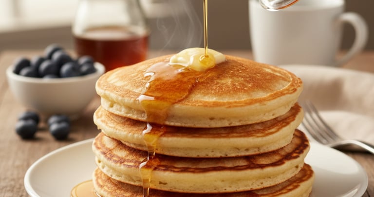 Fluffy Pancakes Recipe (Perfect Every Time) | Easy Homemade Pancakes