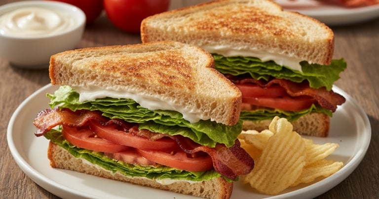 Perfect BLT Sandwich Recipe | Classic Bacon, Lettuce, and Tomato